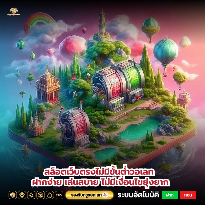 สล็อตเว็บตรงไม่มีขั้นต่ำวอเลท ฝากง่าย เล่นสบาย ไม่มีเงื่อนไขยุ่งยาก